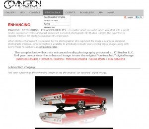 JCStudiosLLC.com - Subpage