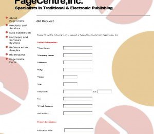 PageCentre.com - Form